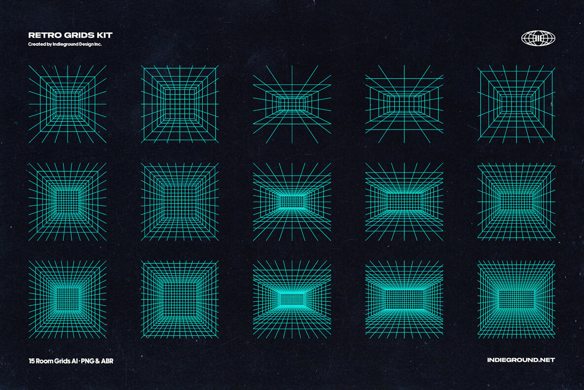 Retro Grids 11