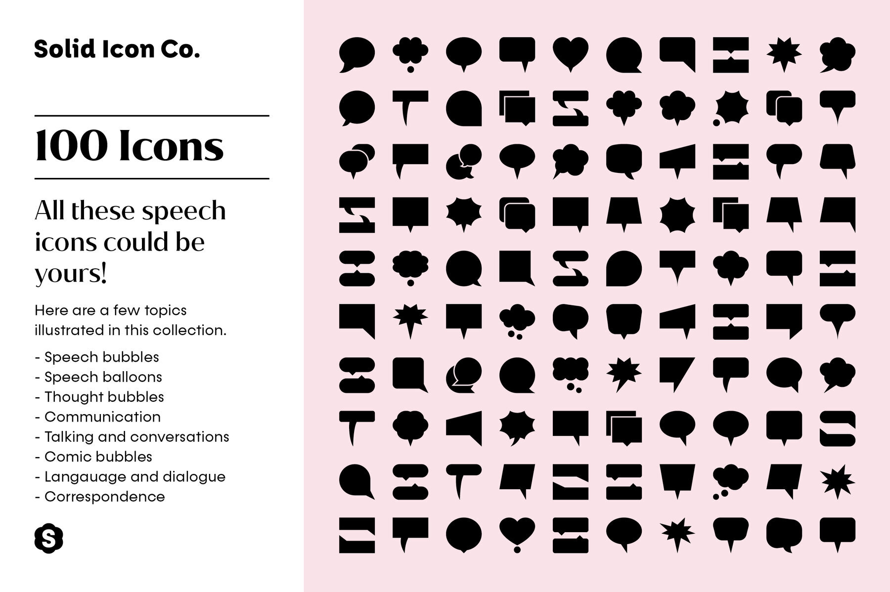 Speech Bubble Icons 5