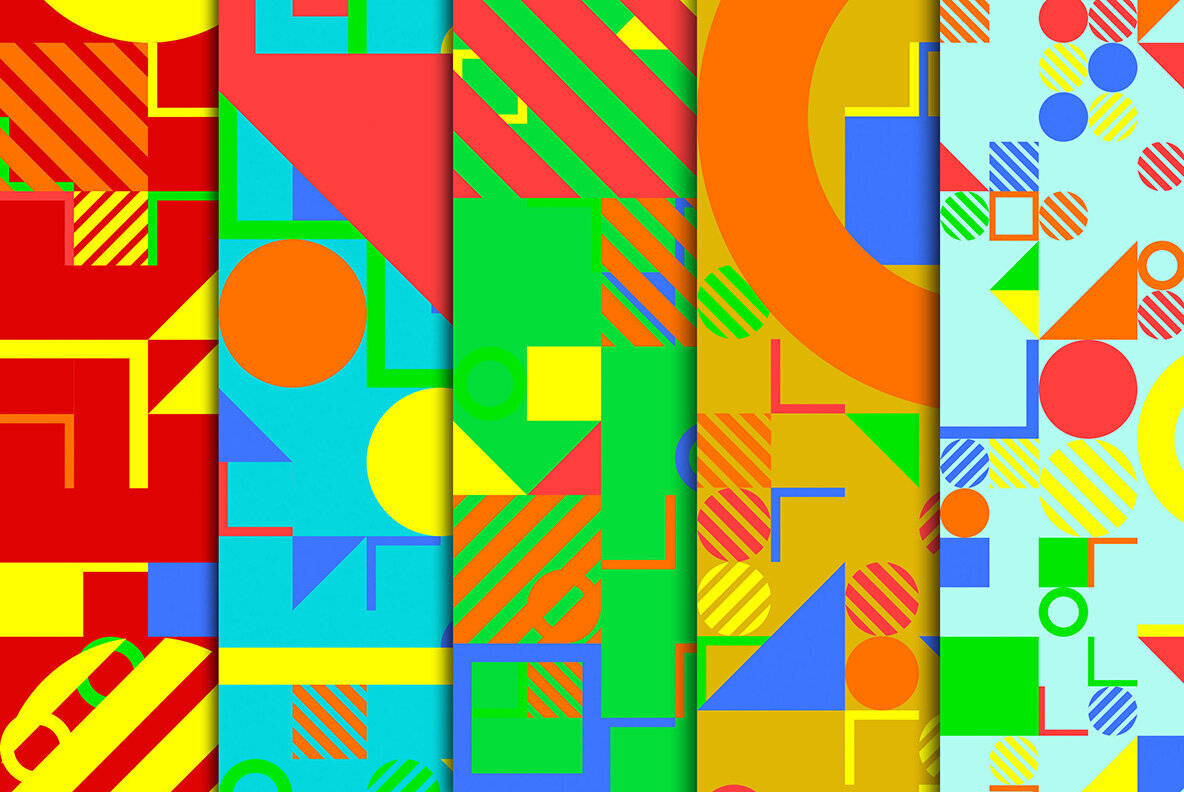 Geometric Art Backgrounds 3 2