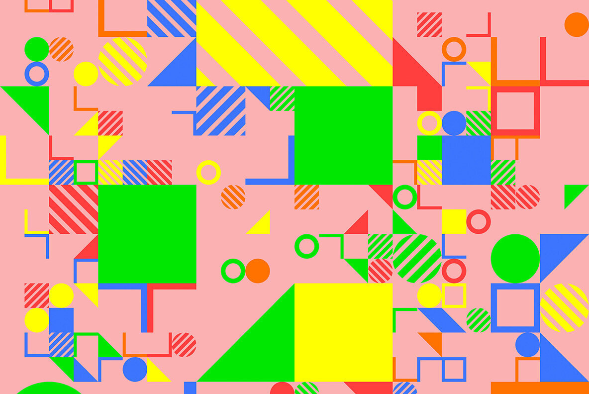 Geometric Art Backgrounds 3 4