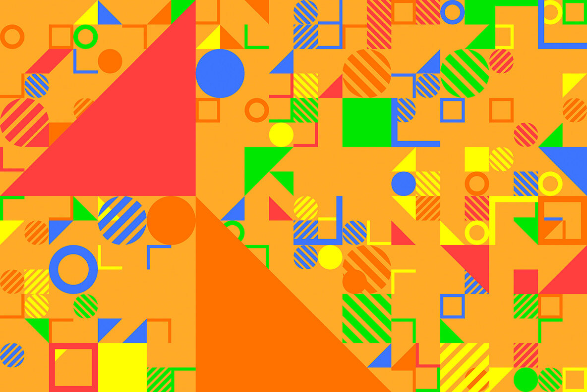 Geometric Art Backgrounds 3 7