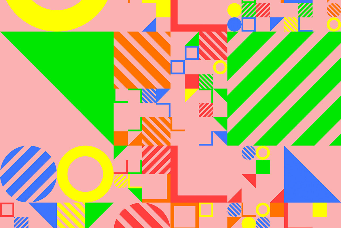 Geometric Art Backgrounds 3 9