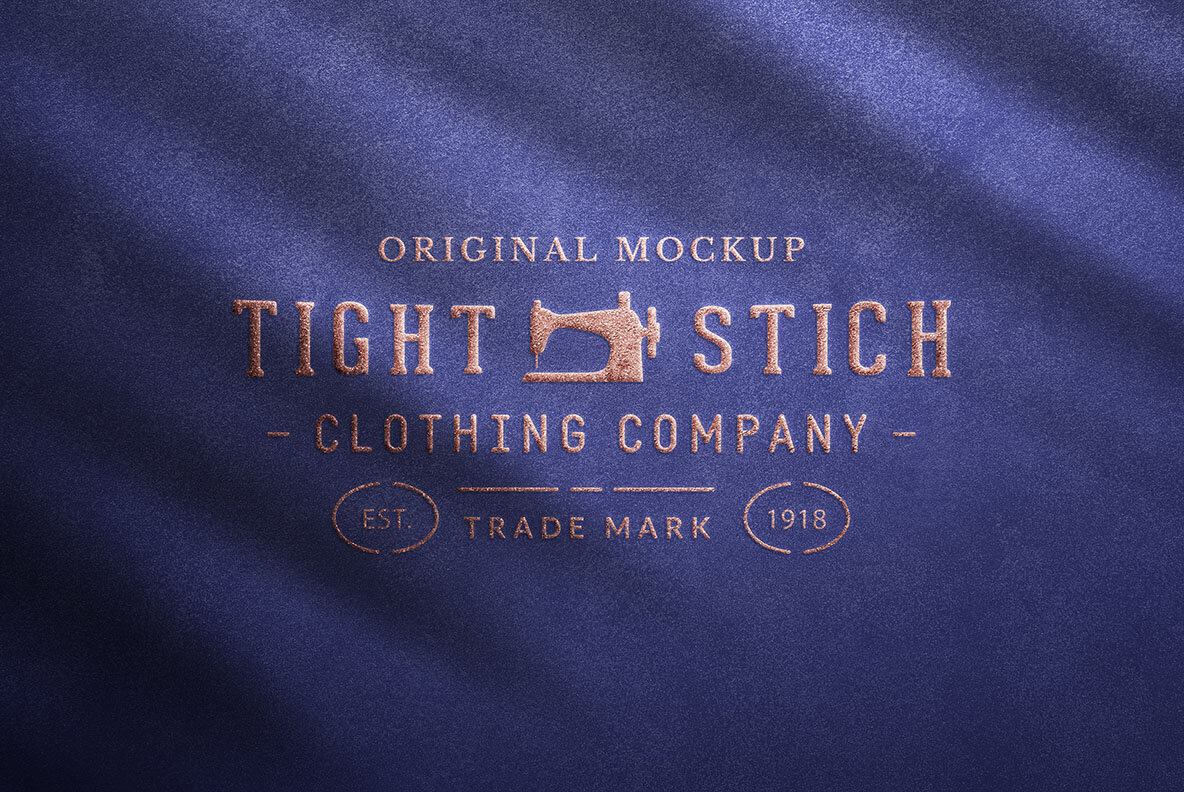 Embossed Stationery Logo Mockup 1