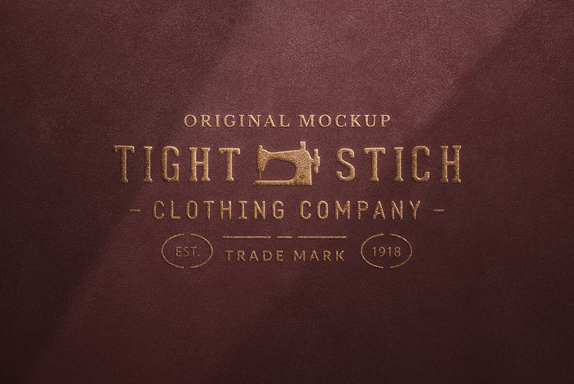 Embossed Stationery Logo Mockup 2