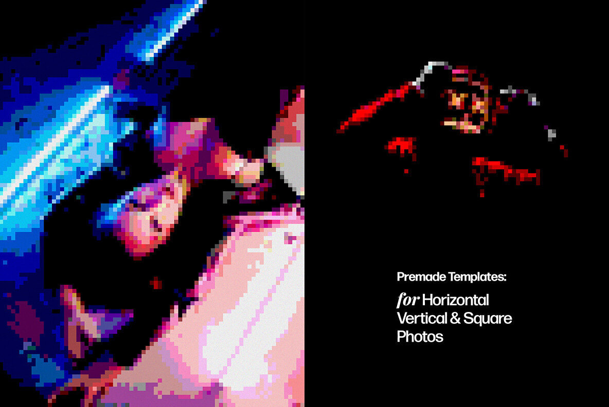 Acid Pixel Art Effect 2