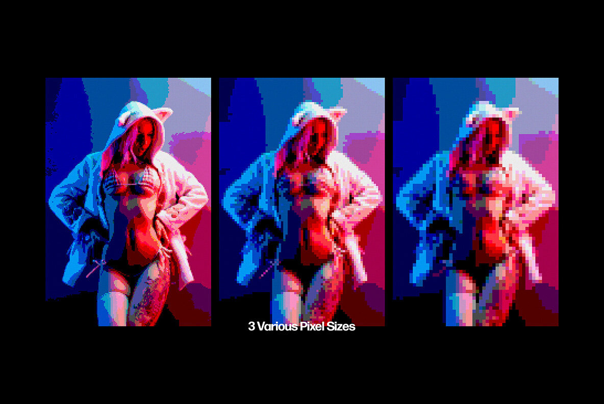 Acid Pixel Art Effect 5