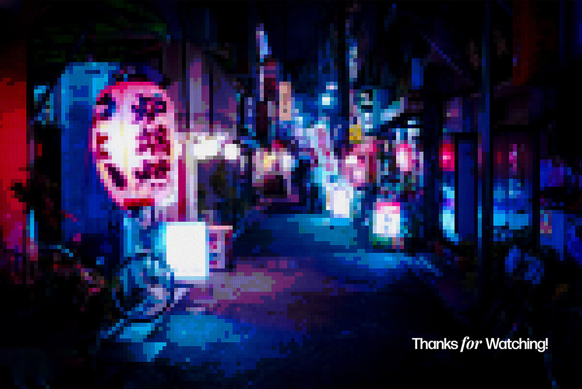 Acid Pixel Art Effect 8
