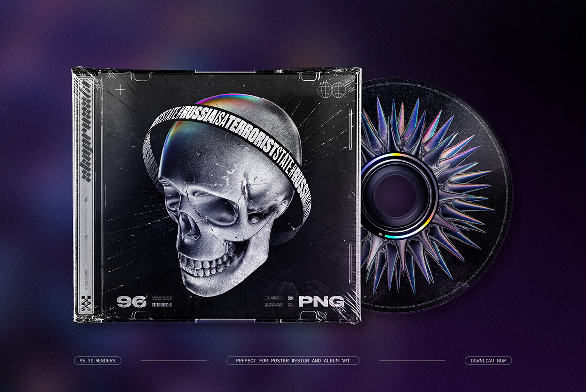 Iridescent Geometric 3D Shapes Pack Vol 2 17