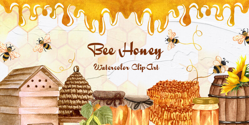 Honey Watercolor Set