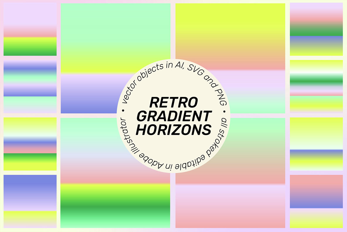 Superspectiva   Retro Geometric Clipart 15