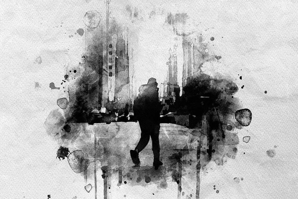 Ink Splatter Photo Effect 3