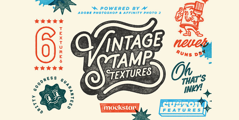 Vintage Stamp Texture Effect