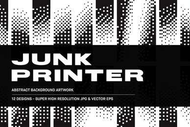 Junk Printer Abstract Backgrounds
