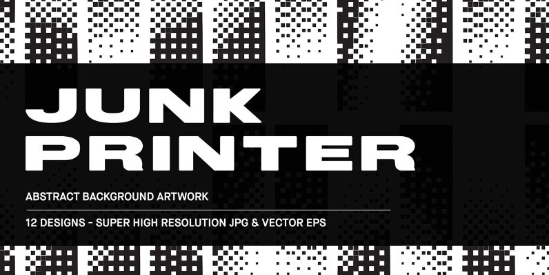 Junk Printer Abstract Backgrounds