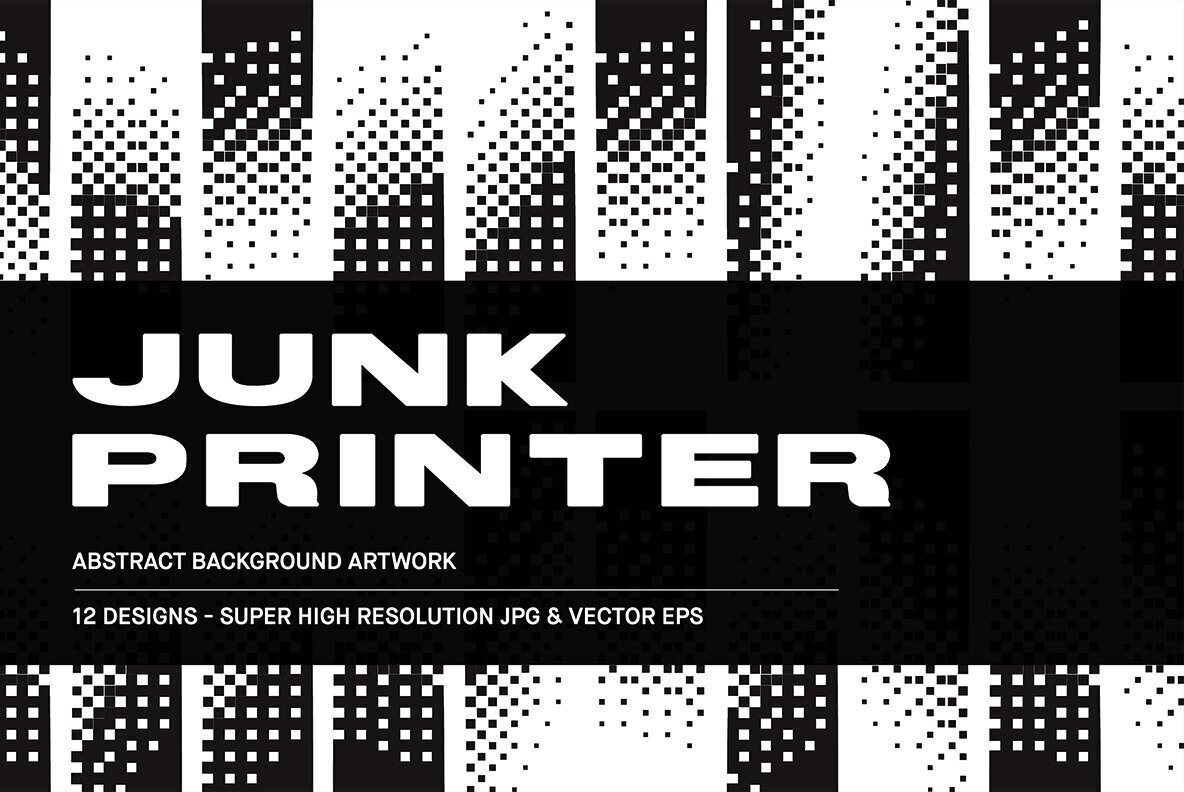 Junk Printer Abstract Backgrounds 1