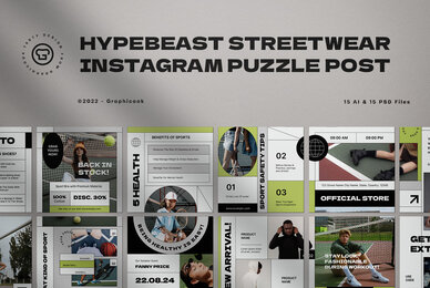 Hypebeast Minimalist Streetwear Instagram Puzzle