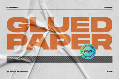 Glued Paper Textures