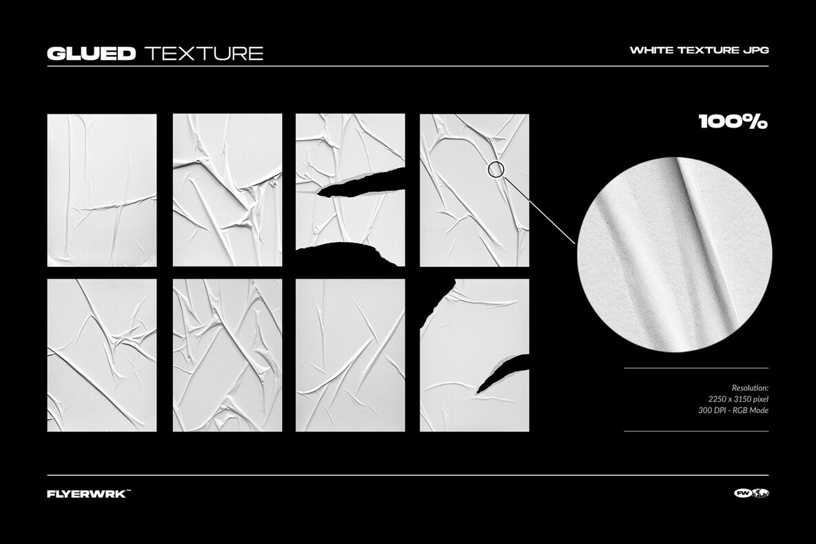 Glued Paper Textures 7