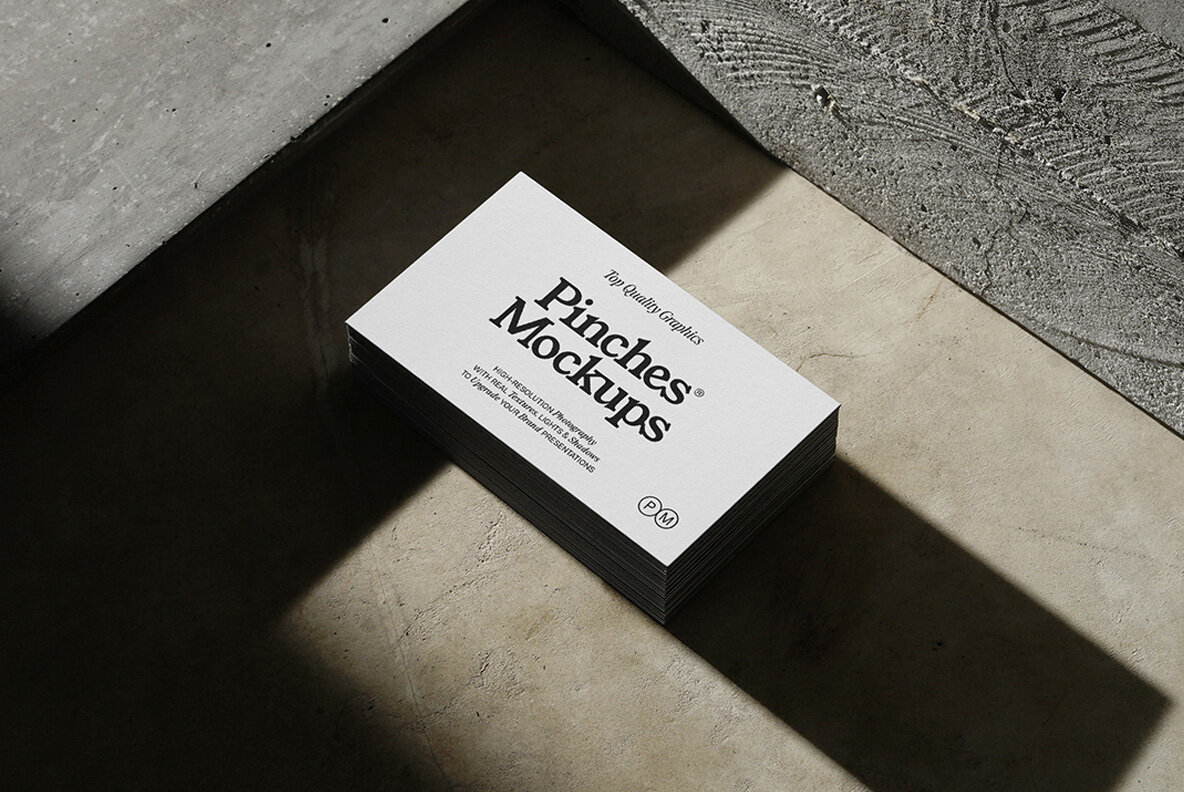 PM BC 01   Business Card Mockup 4