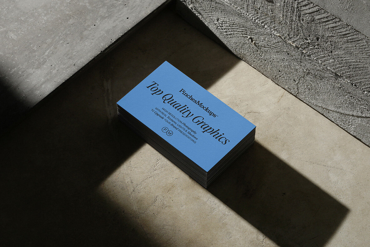 PM BC 01   Business Card Mockup 5