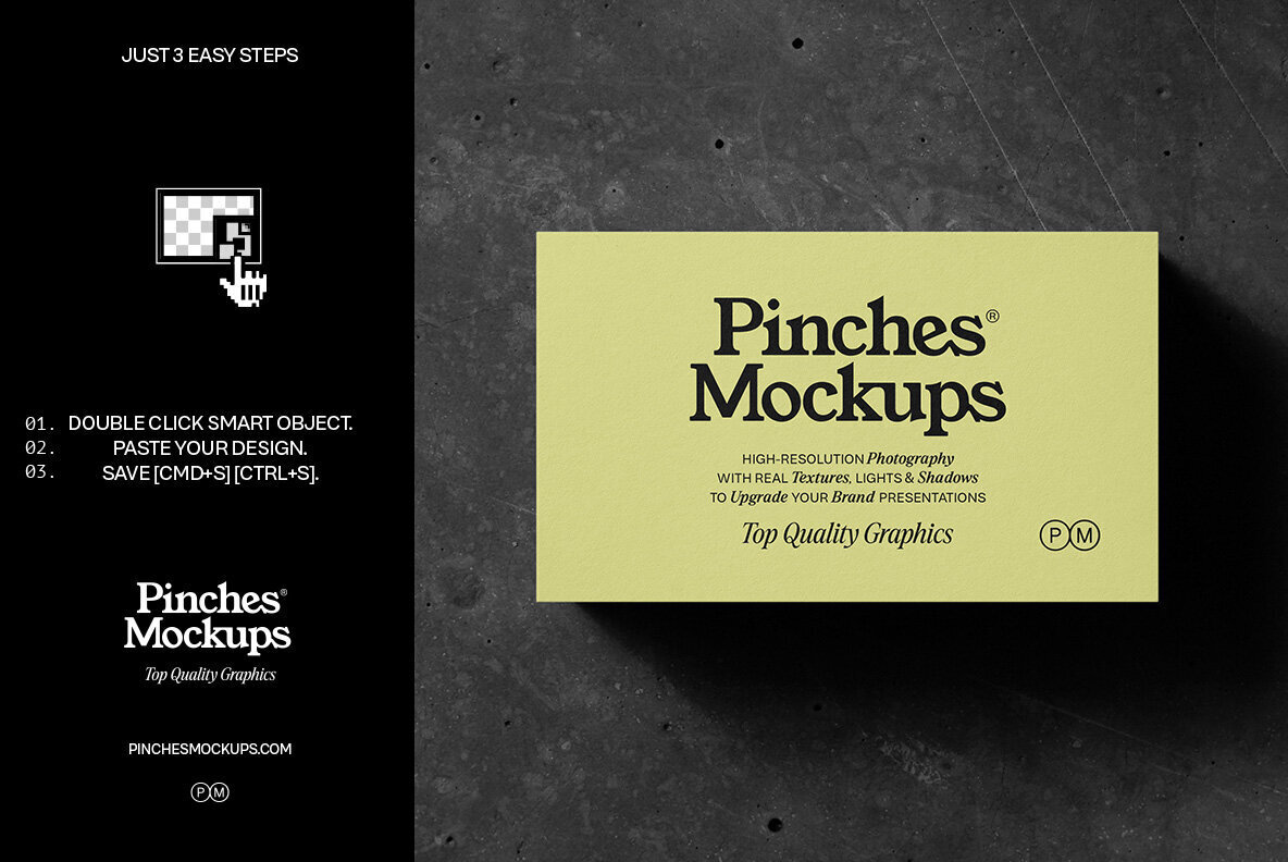 PM BC 02   Business Card Mockup 2