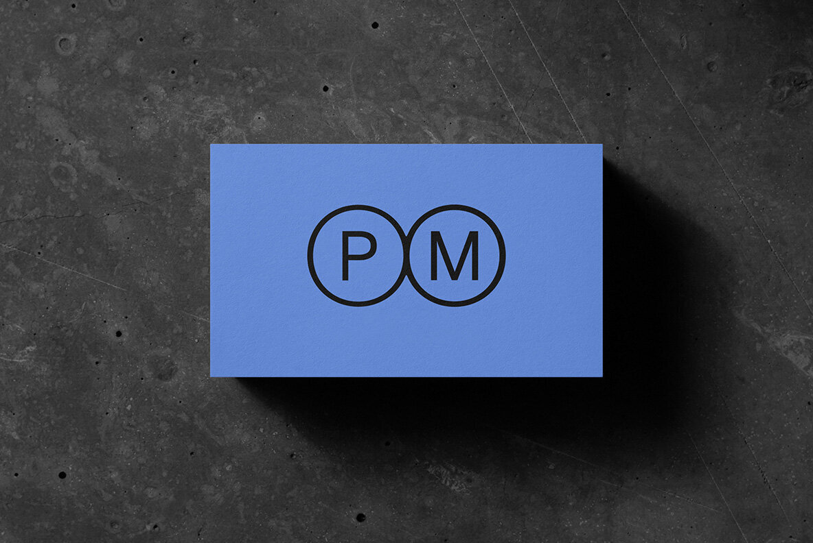 PM BC 02   Business Card Mockup 3