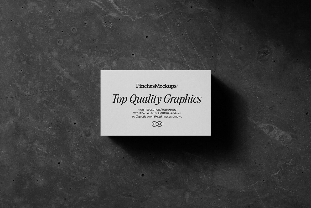 PM BC 02   Business Card Mockup 4