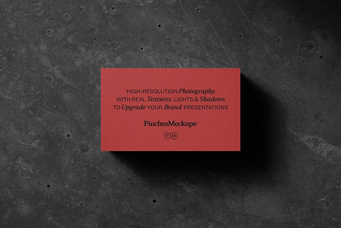 PM BC 02   Business Card Mockup 5