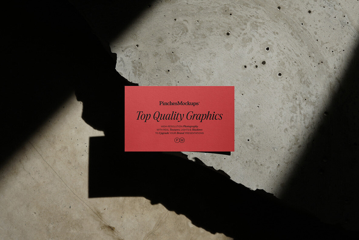 PM BC 05   Business Card Mockup 3