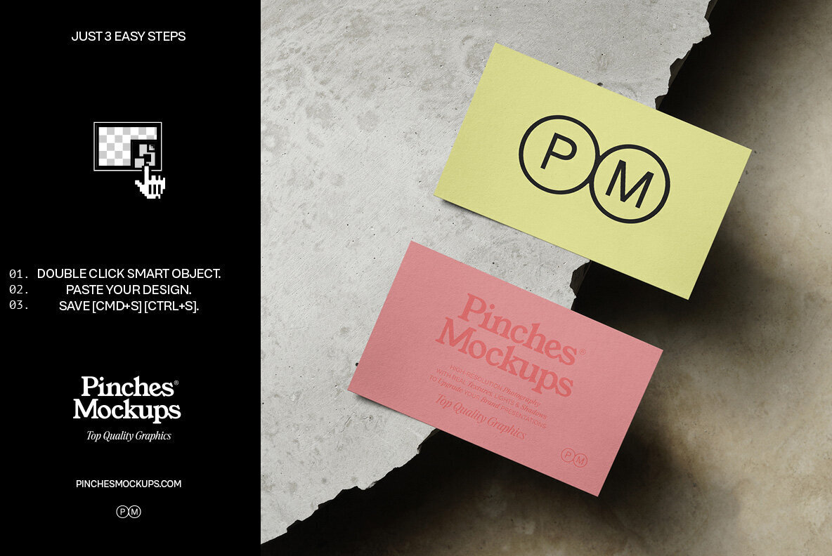 PM BC 07   Business Card Mockup 2