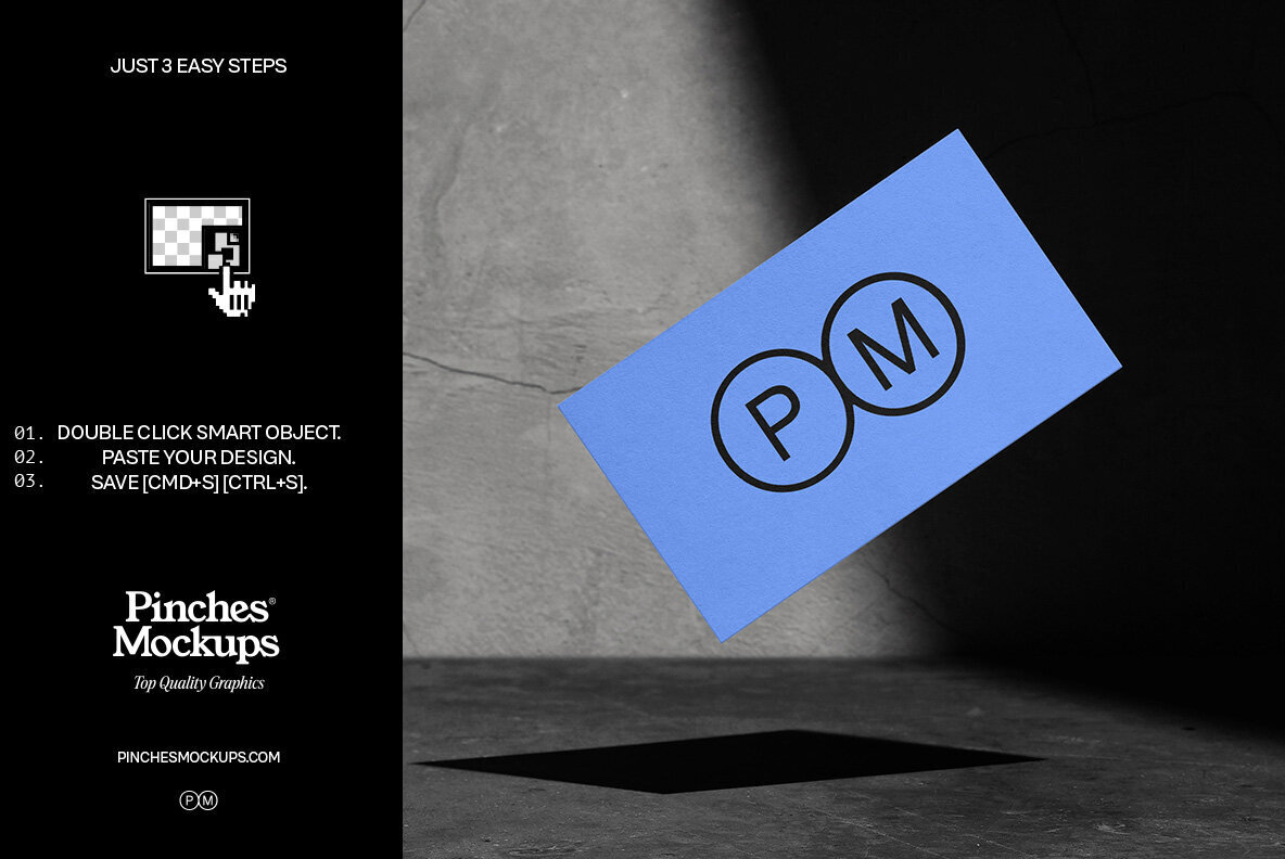 PM BC 08   Business Card Mockup 2