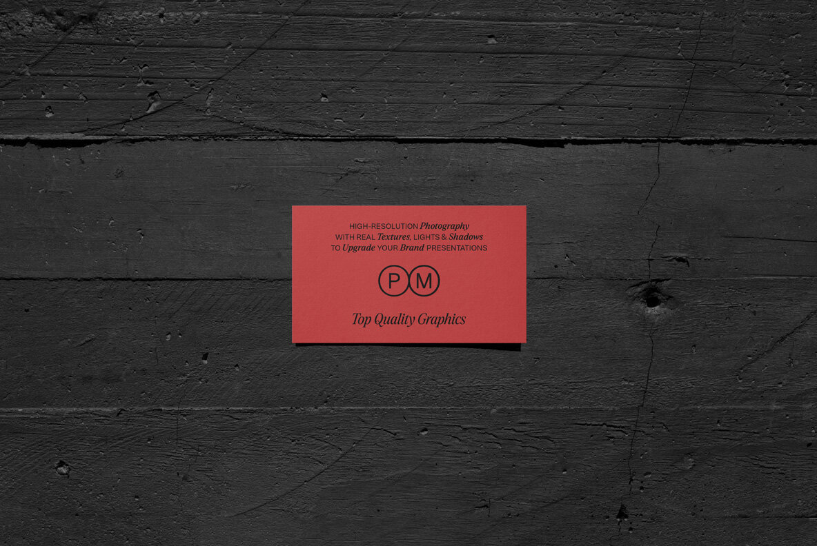 PM BC 09   Business Card Mockup 3