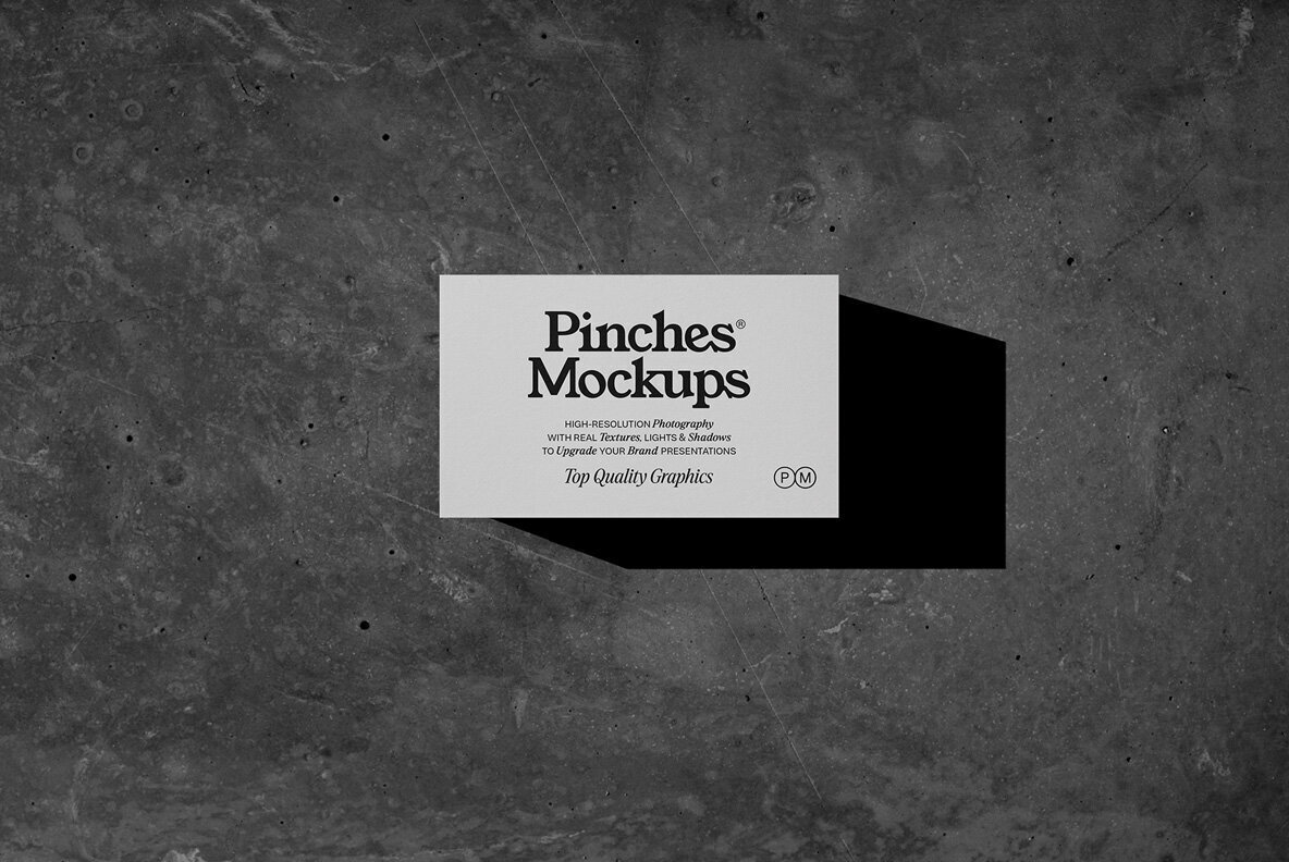 PM BC   Free Business Card Mockup 1