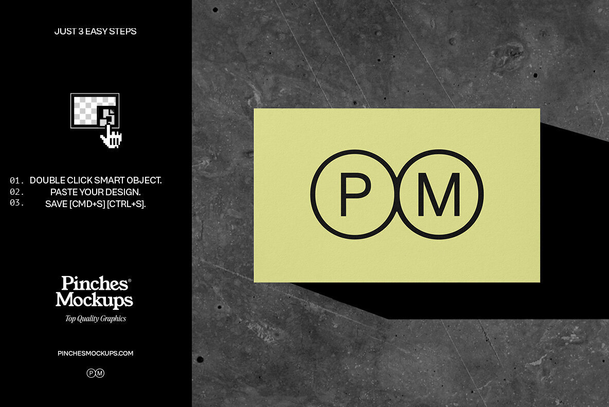 PM BC   Free Business Card Mockup 2