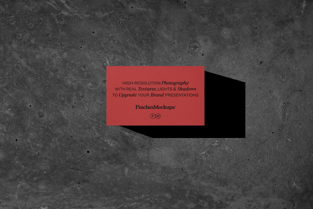 PM BC   Free Business Card Mockup 3