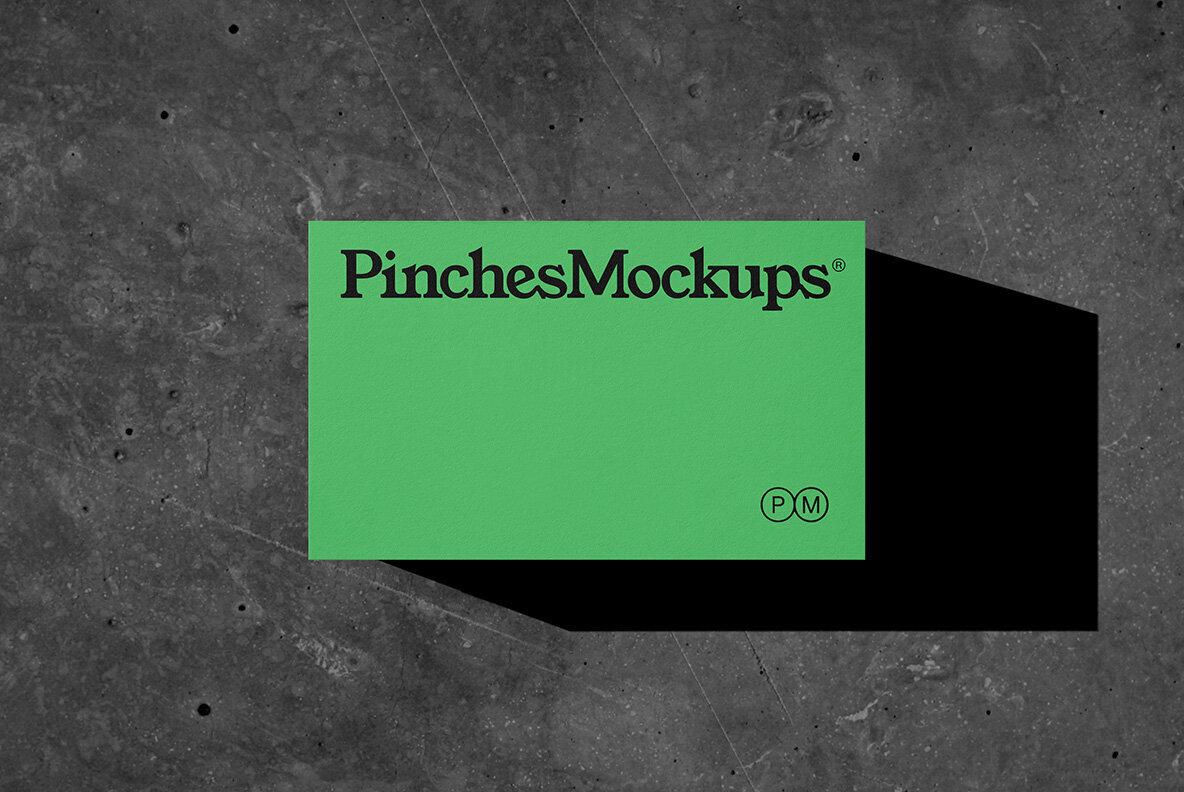 PM BC   Free Business Card Mockup 4