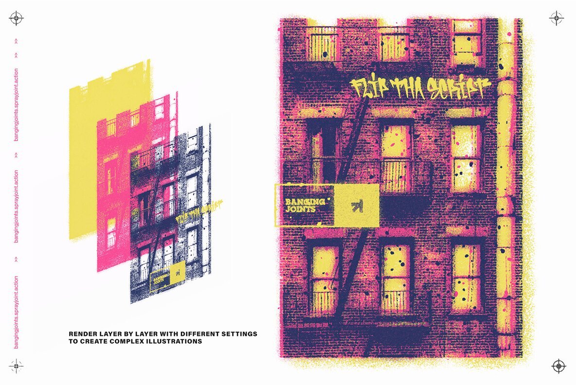 Spray Joint Effect Action 8