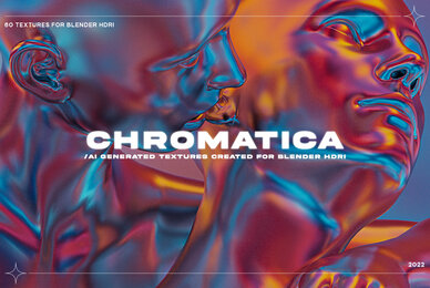 Chromatica Textures AI Generated Stock Images