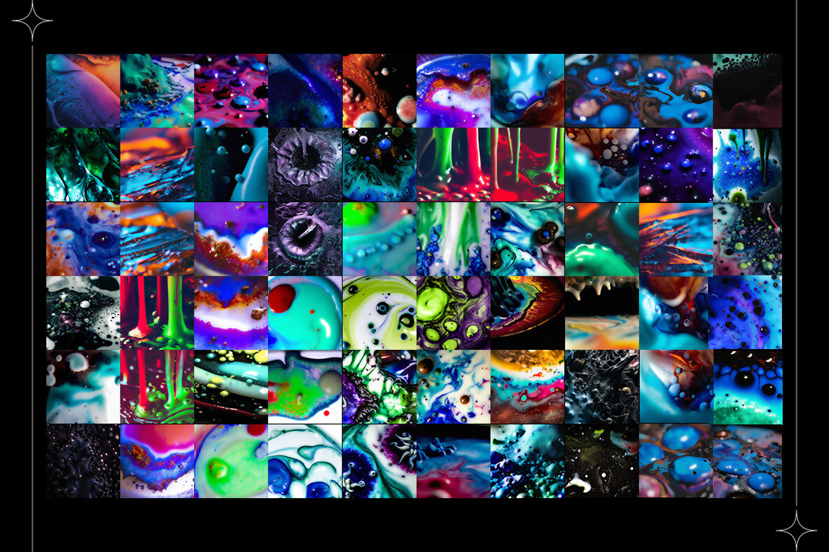 Chromatica Textures  AI Generated Stock Images  6