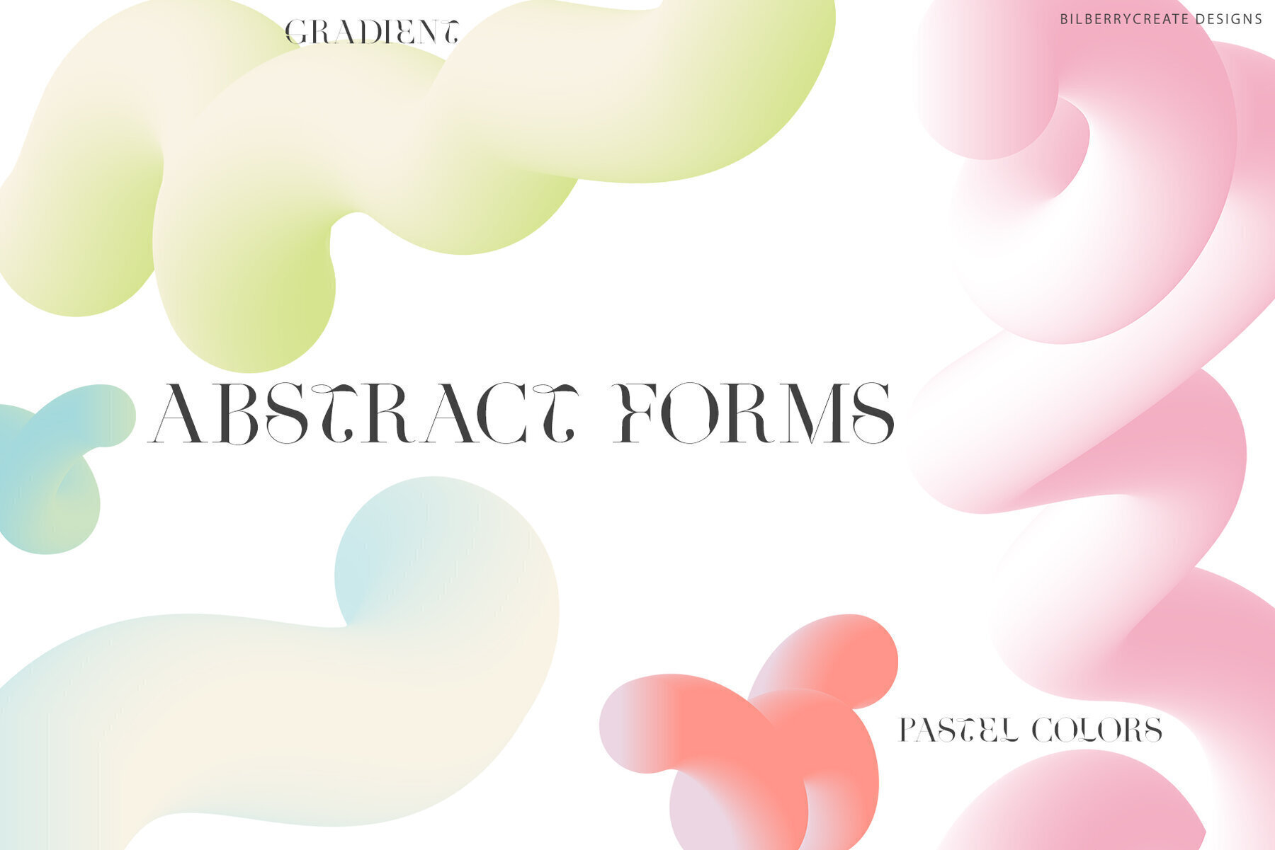 Pastel Abstract Forms 3d Gradient Shapes Graphics Youworkforthem Pastel Abstract Forms 3d Gradient Shapes Graphics Youworkforthem