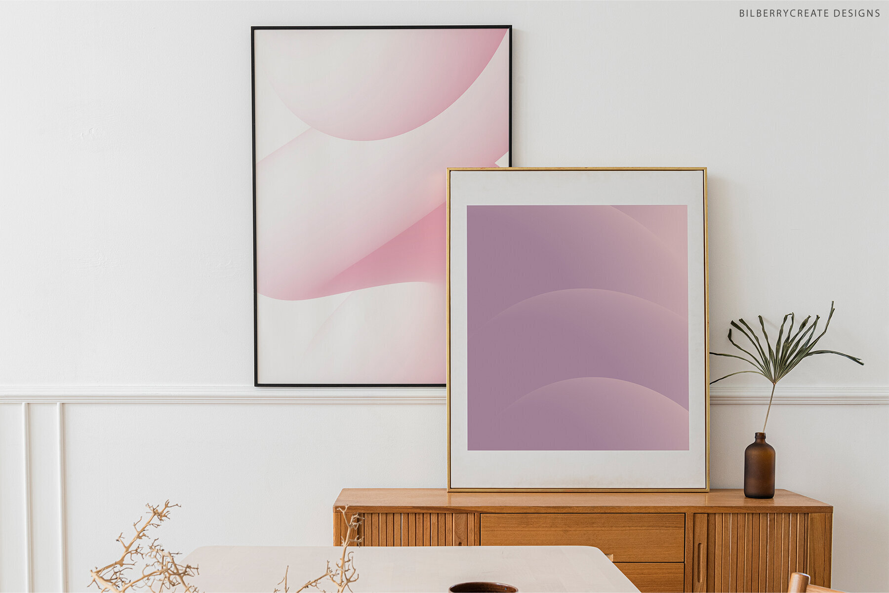 Pastel Abstract Forms 3D Gradient Shapes 5