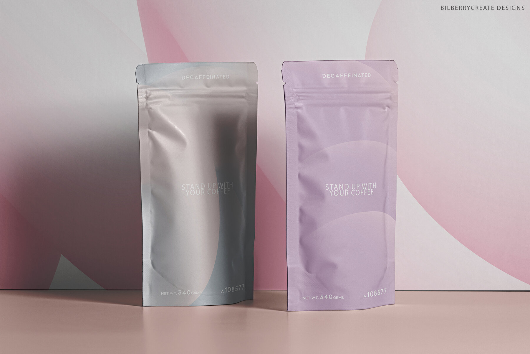 Pastel Abstract Forms 3D Gradient Shapes 8