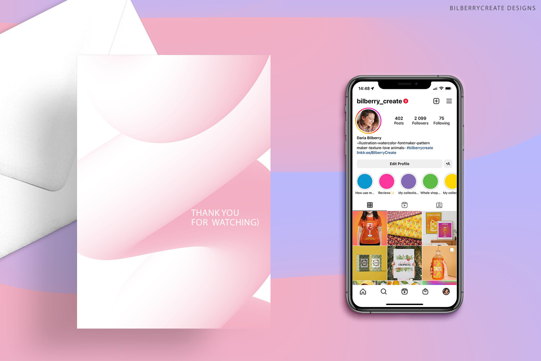 Pastel Abstract Forms 3D Gradient Shapes 12