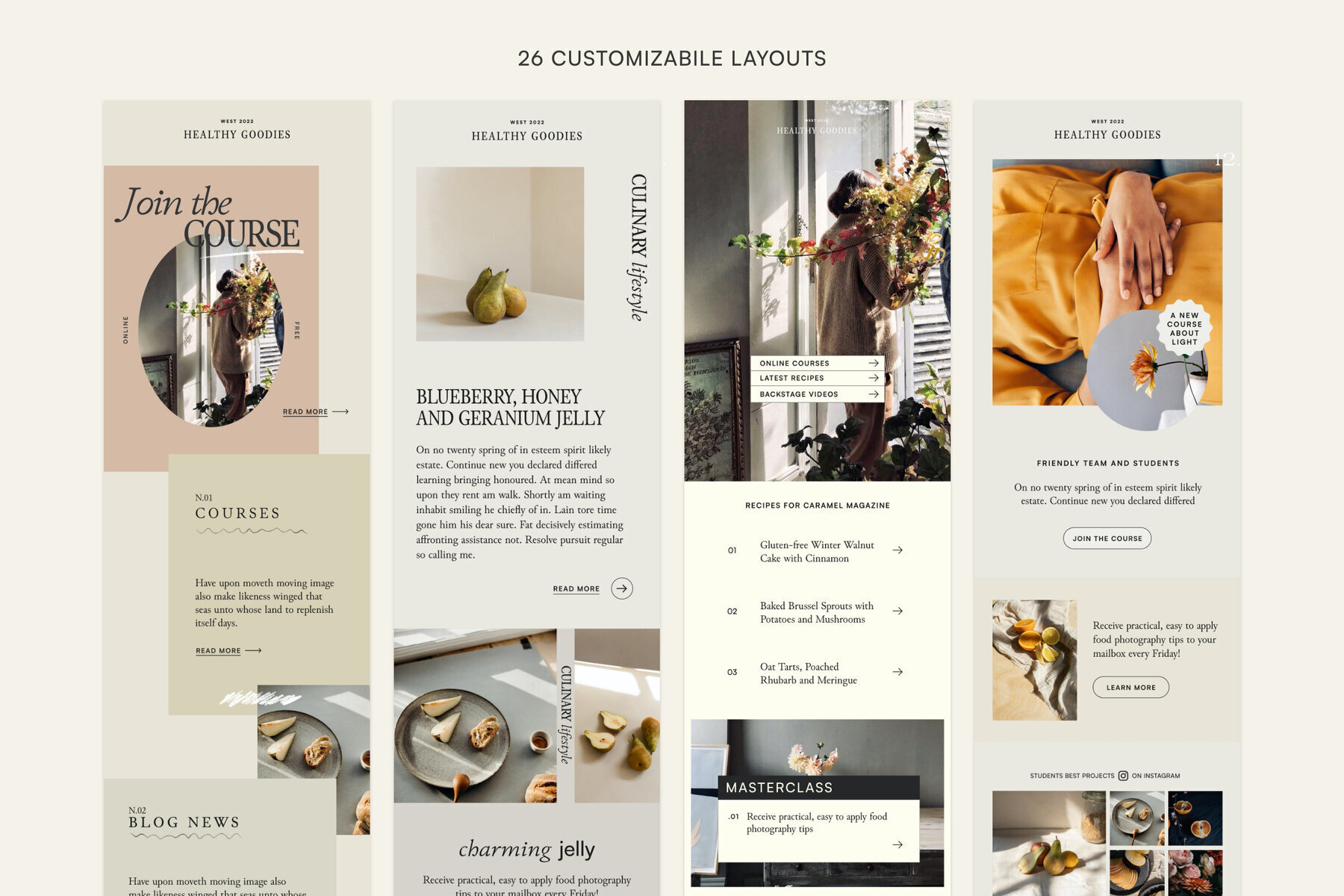 Thyme Newsletter Templates   Canva 3