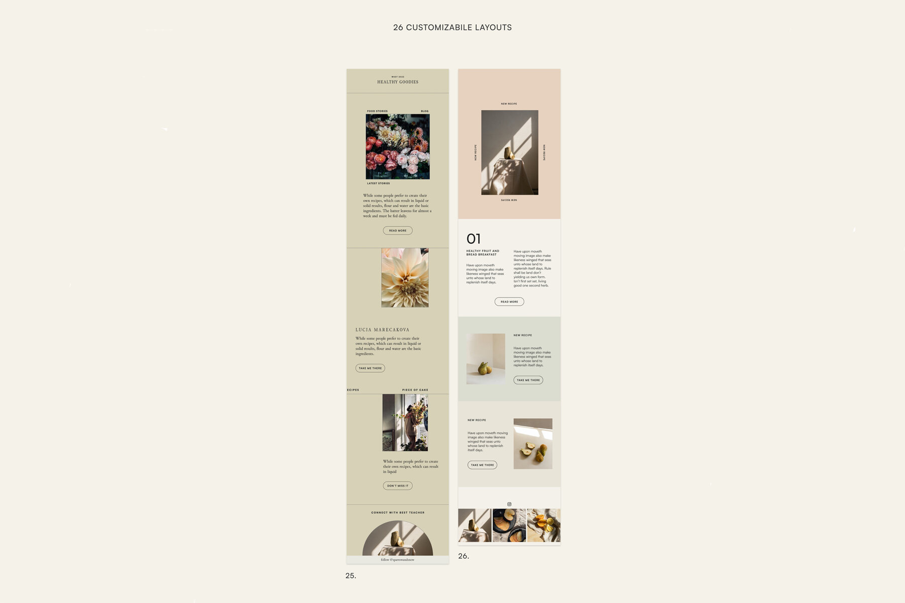 Thyme Newsletter Templates   Canva 9