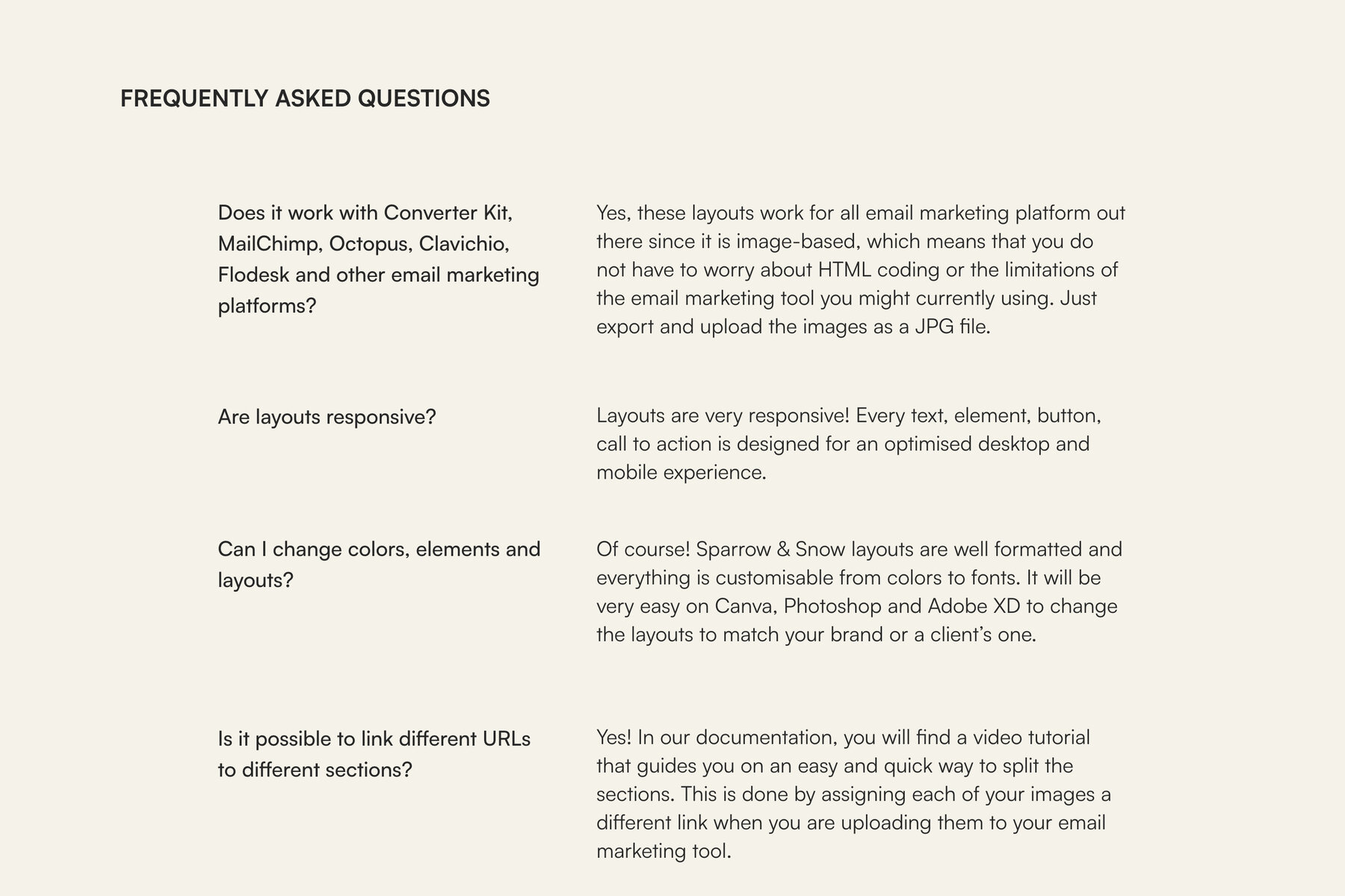 Thyme Newsletter Templates   Canva 14