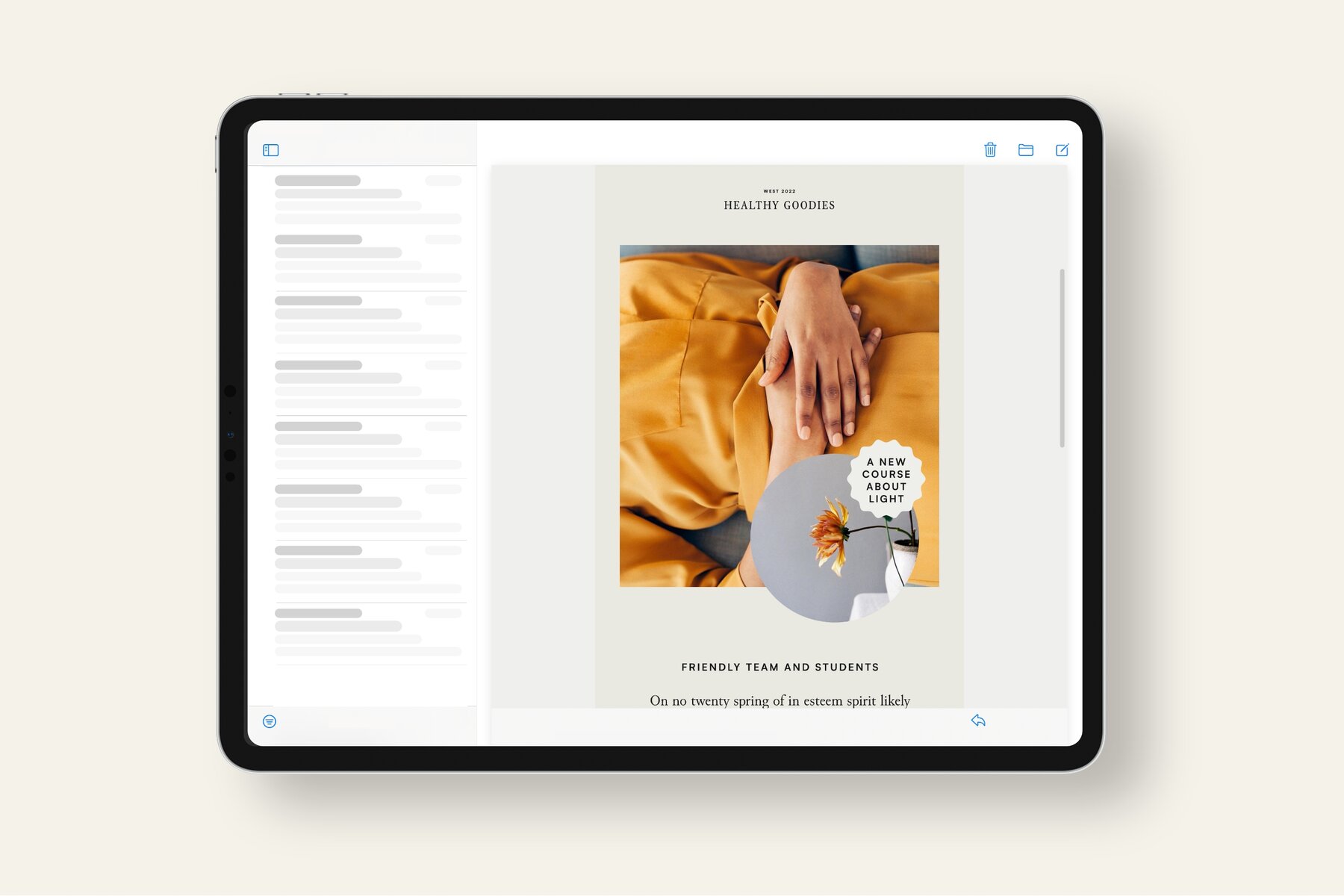 Thyme Newsletter Templates   Canva 17