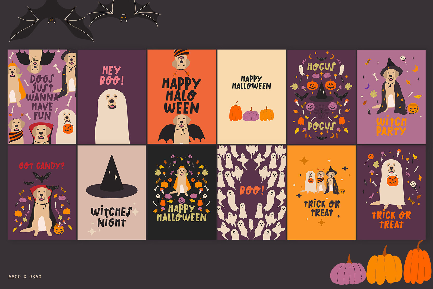 Happy Halloween Art Set 3