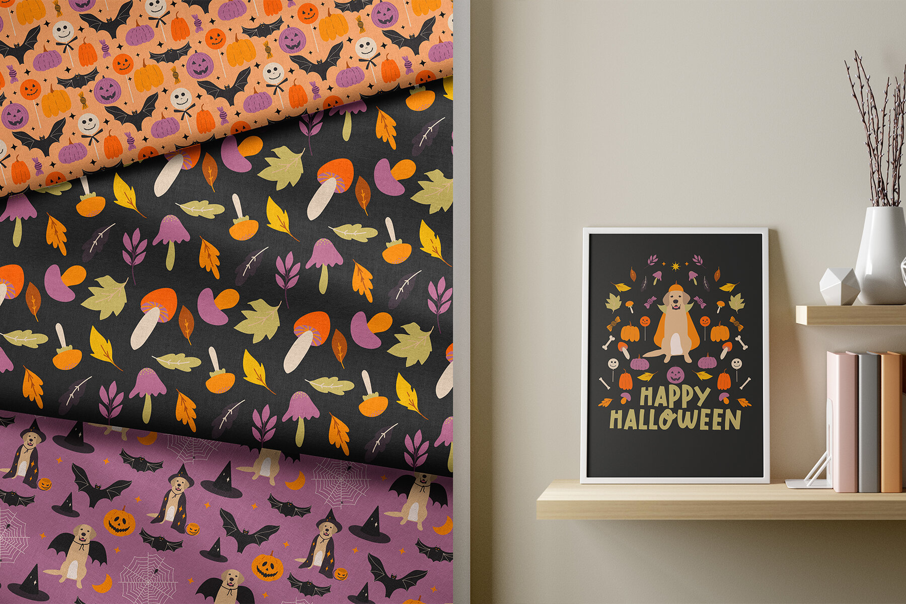 Happy Halloween Art Set 8