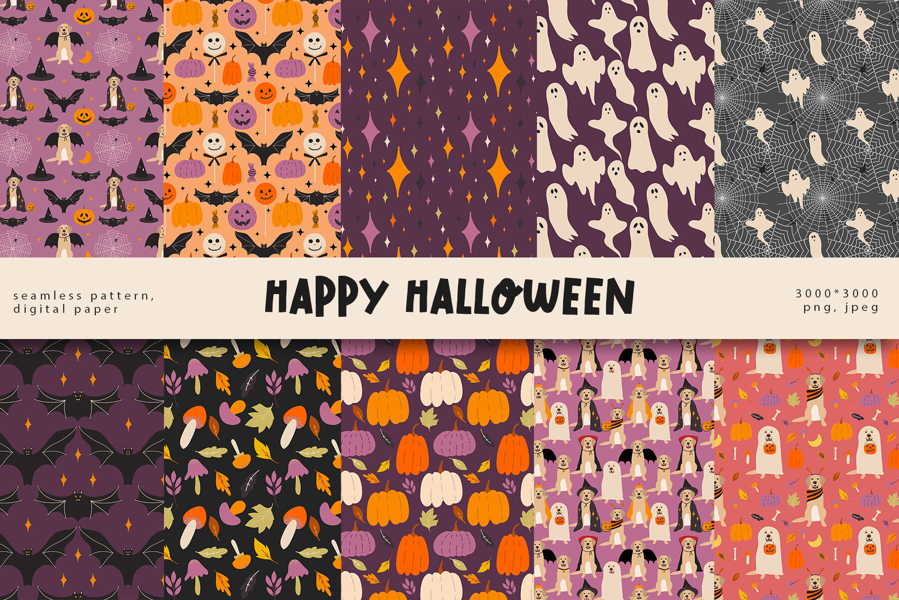 Happy Halloween Art Set 9